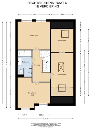 Floorplan - Rechtsbuitenstraat 6, 1433 DS Kudelstaart